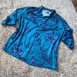 Vintage Lind Clare floral blouse